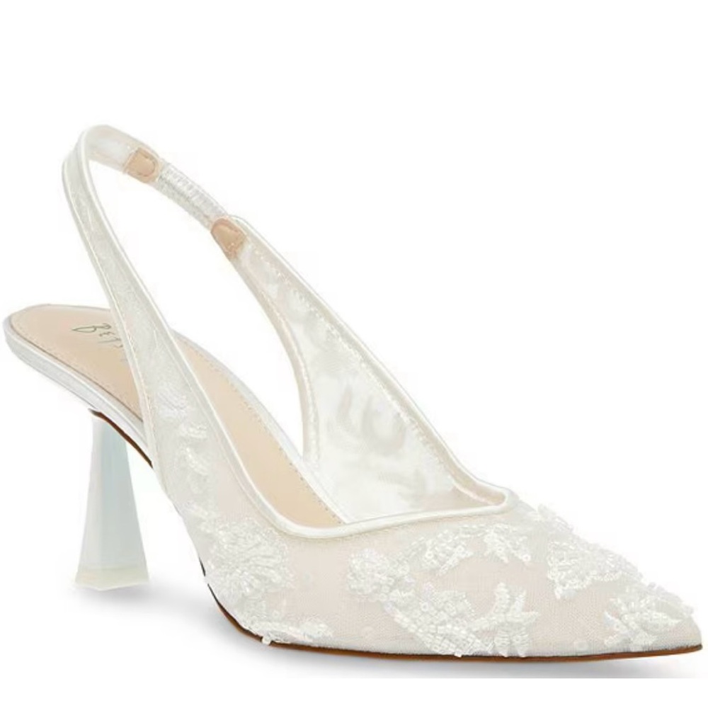 Betsy Johnson Ivory heel